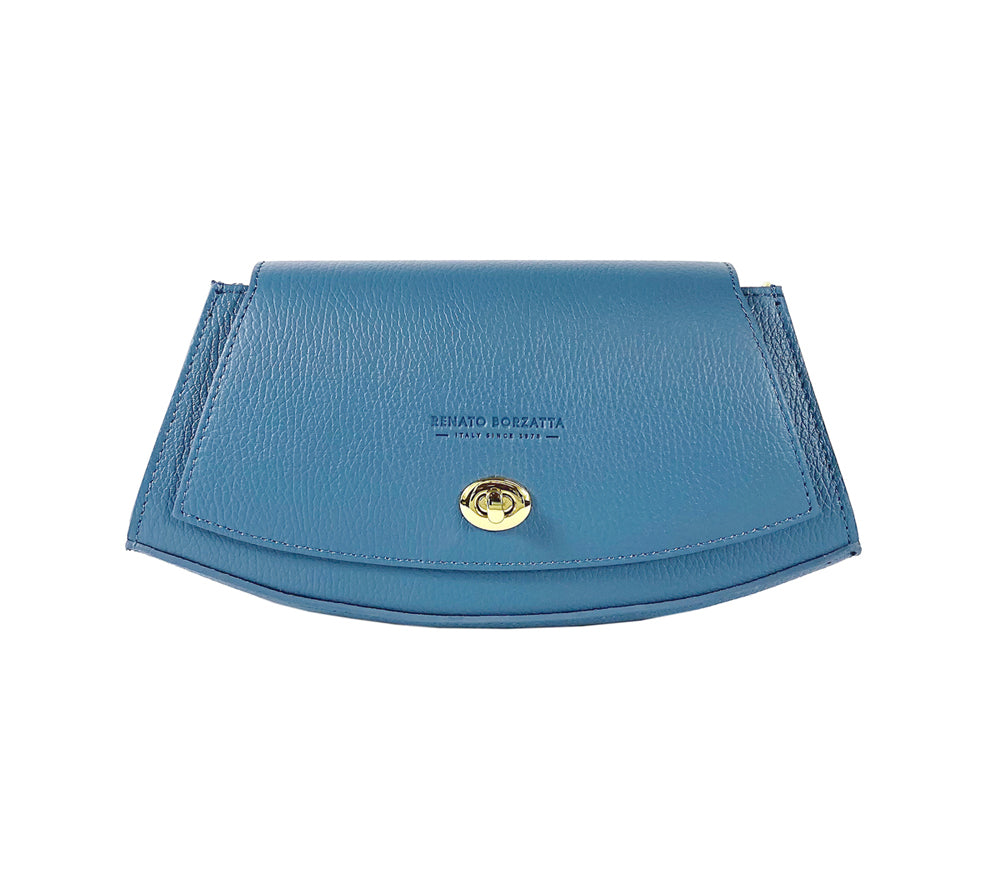 RB1009P | Woman Shoulder Bag in Genuine Leather | 20 x 15 x 9 cm-2