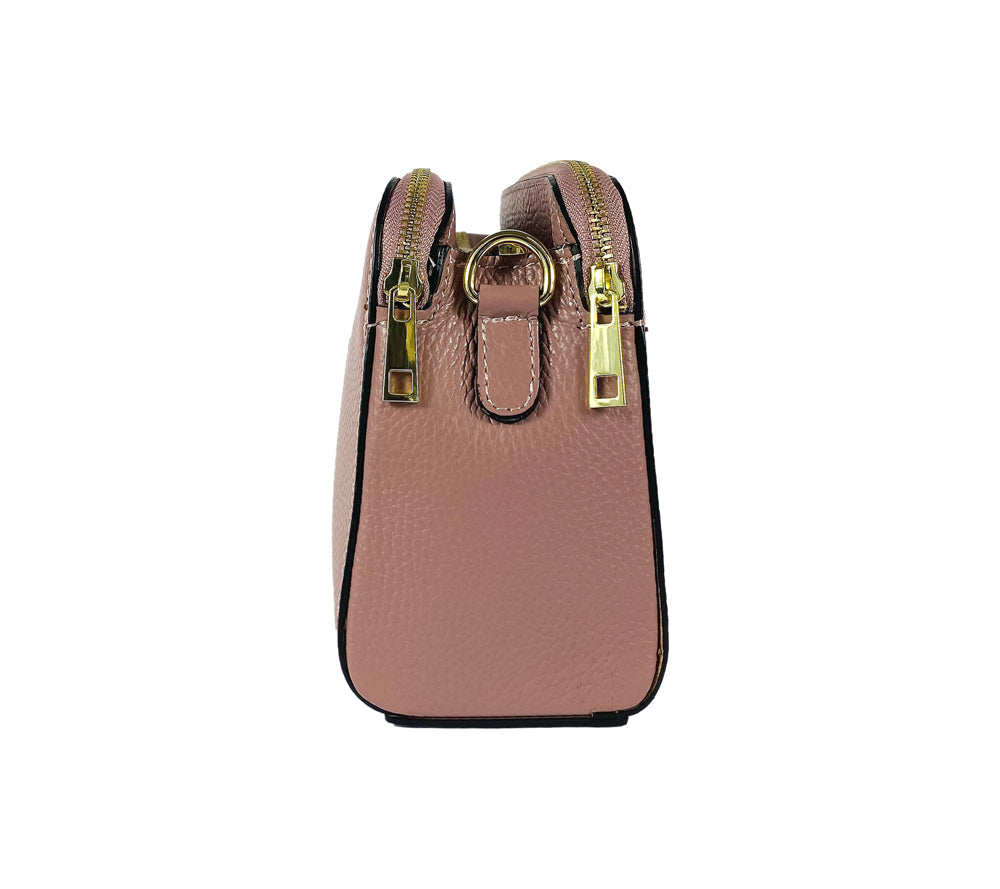 RB1011AZ | Women's Shoulder Bag in Genuine Leather | 25 x 17 x 10 cm-2