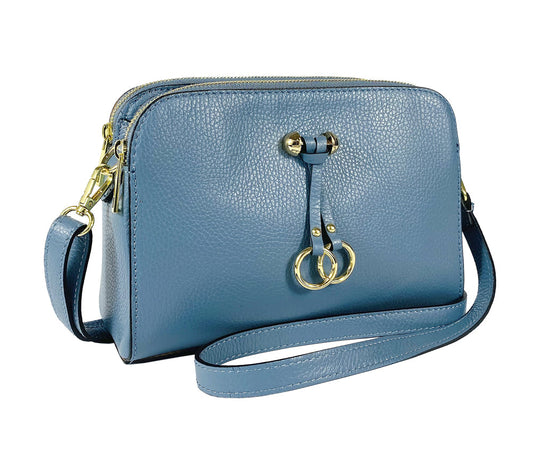 RB1011P | Women's Shoulder Bag in Genuine Leather | 25 x 17 x 10 cm-0
