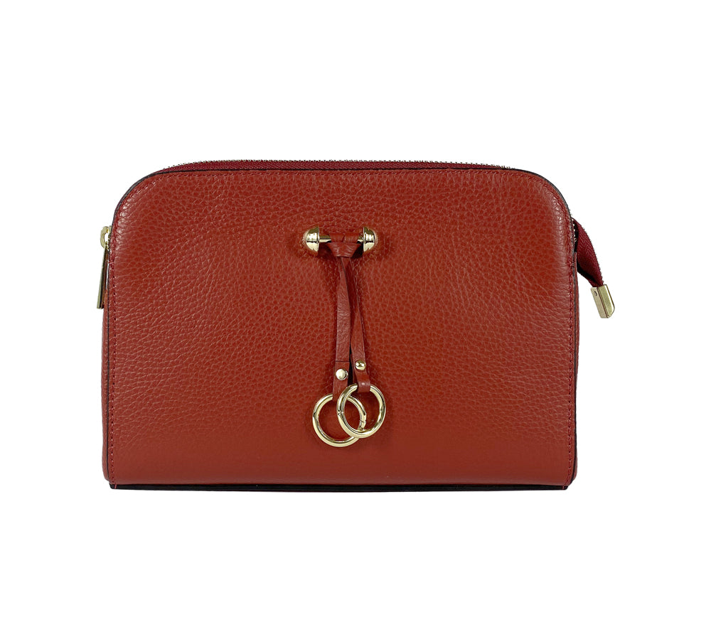 RB1011V | Women's Shoulder Bag in Genuine Leather | 25 x 17 x 10 cm-1
