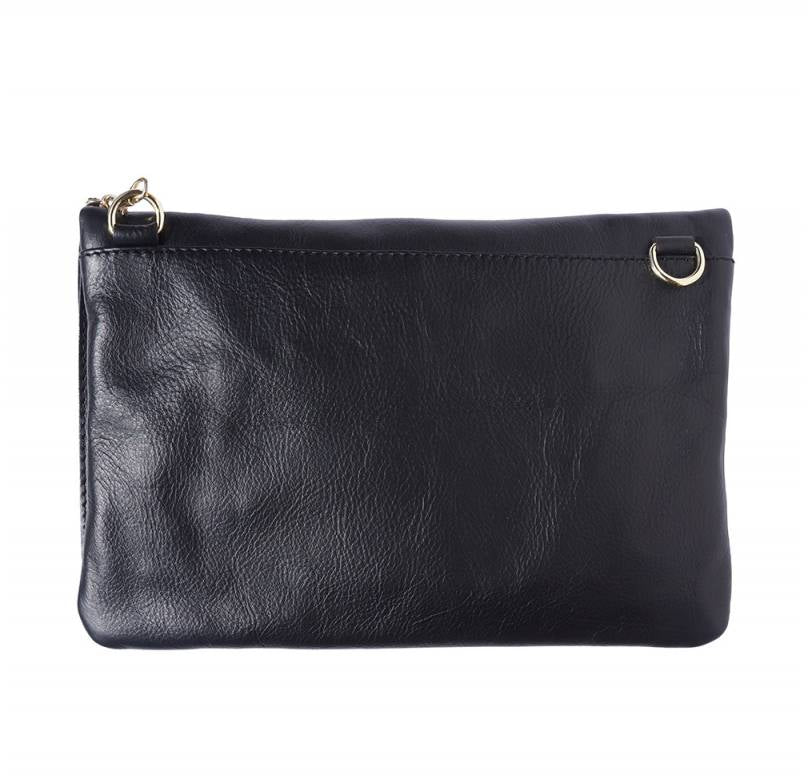 Rufina leather clutch - Scarvesnthangs