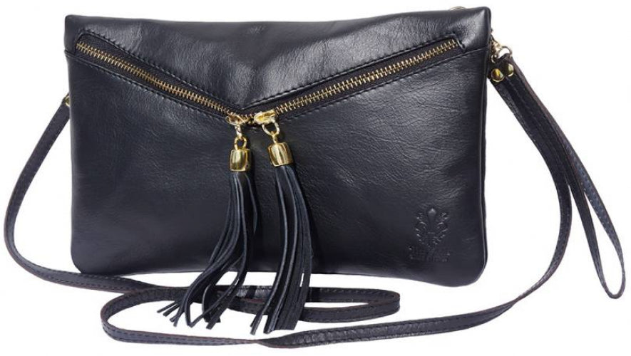 Rufina leather clutch - Scarvesnthangs