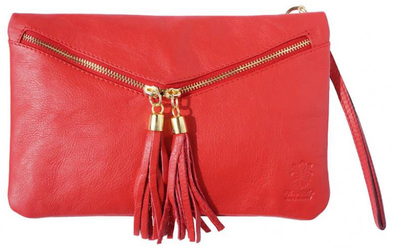 Rufina leather clutch - Scarvesnthangs