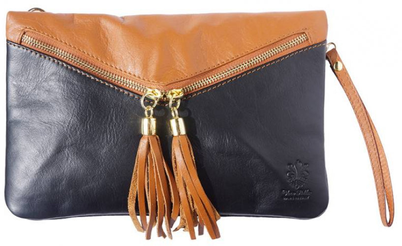 Rufina leather clutch - Scarvesnthangs