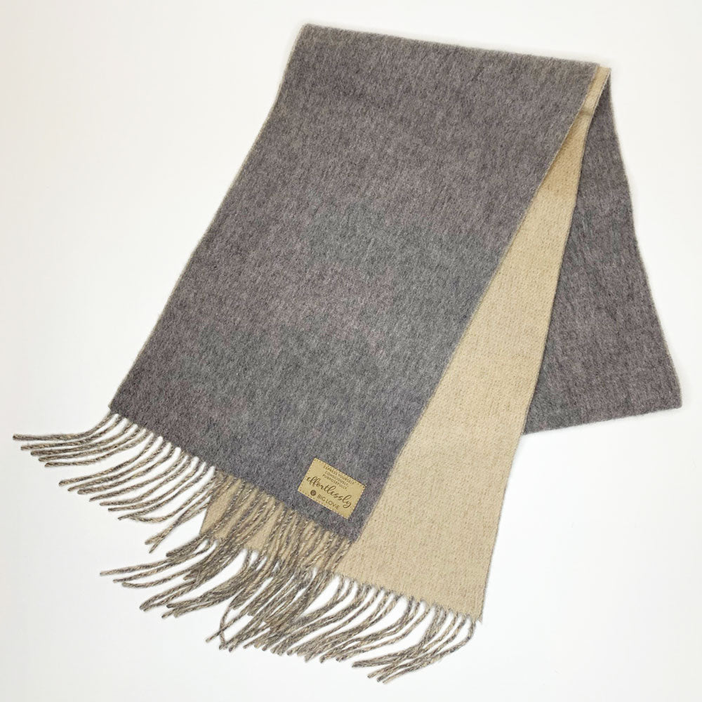 PURPOSEFUL SCARF | OATMEAL + STEEL-6