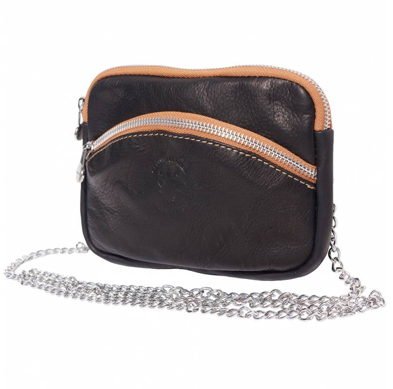 Small purse with silver chain strap - Scarvesnthangs