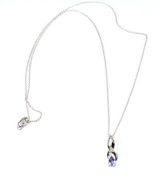 Tanzanite Infinity Necklace - Scarvesnthangs