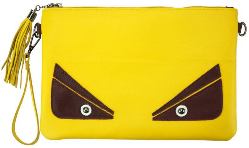 Teodora Clutch in smooth calfskin leather - Scarvesnthangs