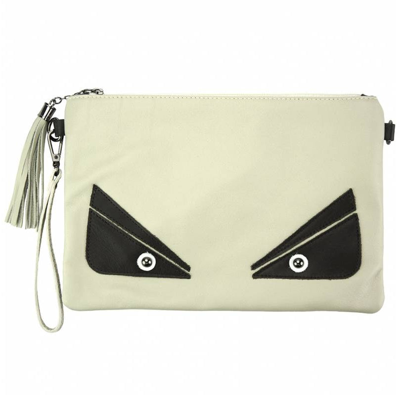 Teodora Clutch in smooth calfskin leather - Scarvesnthangs