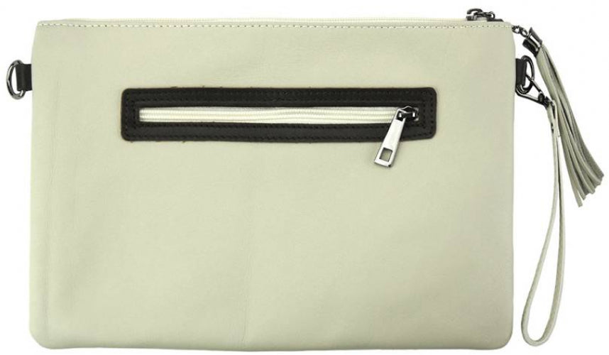 Teodora Clutch in smooth calfskin leather - Scarvesnthangs