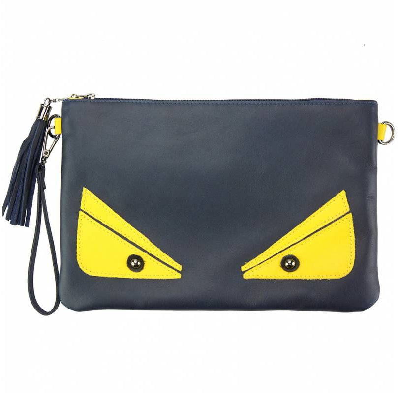 Teodora Clutch in smooth calfskin leather - Scarvesnthangs