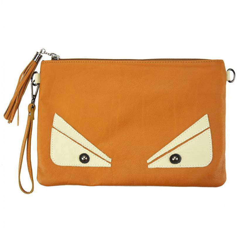 Teodora Clutch in smooth calfskin leather - Scarvesnthangs