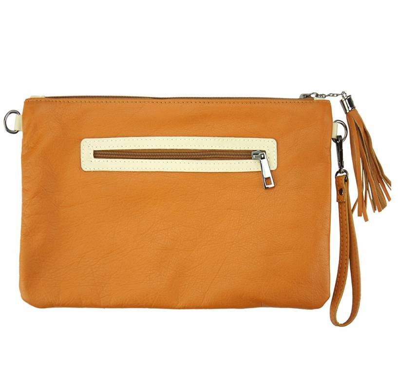 Teodora Clutch in smooth calfskin leather - Scarvesnthangs