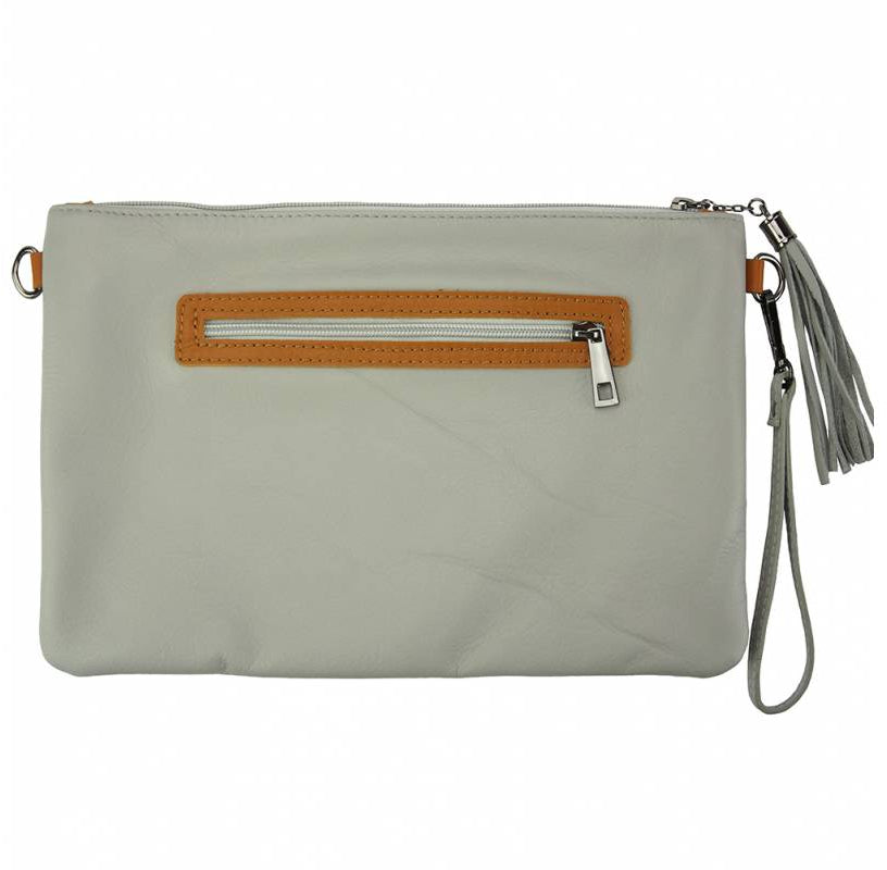 Teodora Clutch in smooth calfskin leather - Scarvesnthangs
