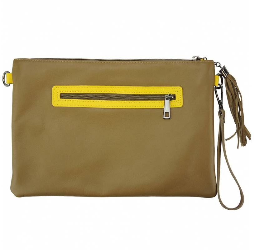 Teodora Clutch in smooth calfskin leather - Scarvesnthangs