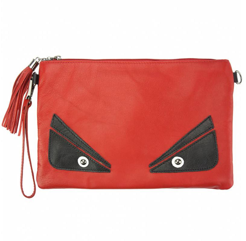Teodora Clutch in smooth calfskin leather - Scarvesnthangs