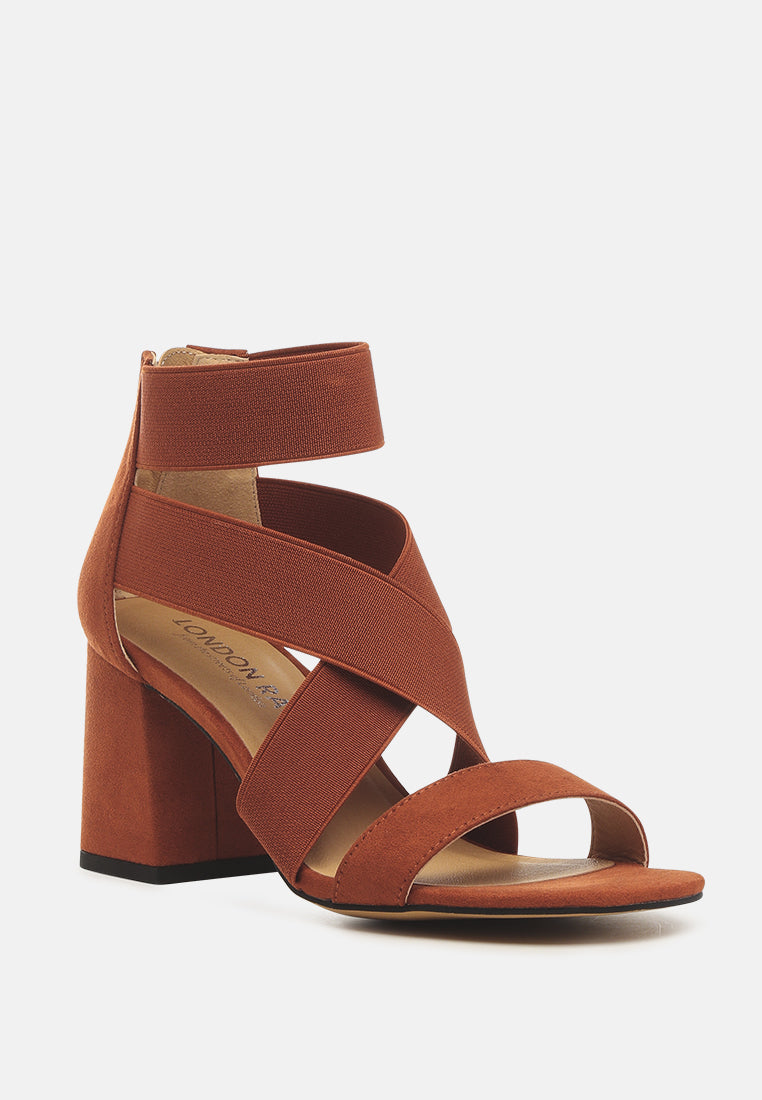 benicia elastic strappy block heel sandals-6