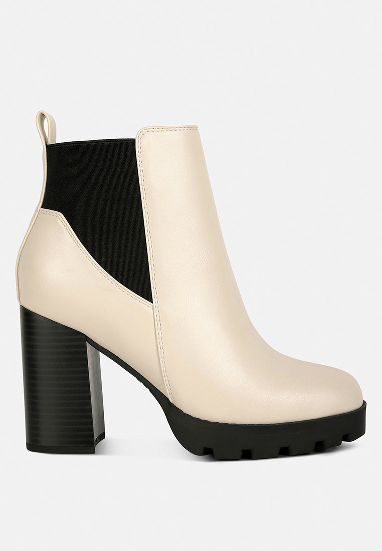 bolt block heeled chelsea boots-0