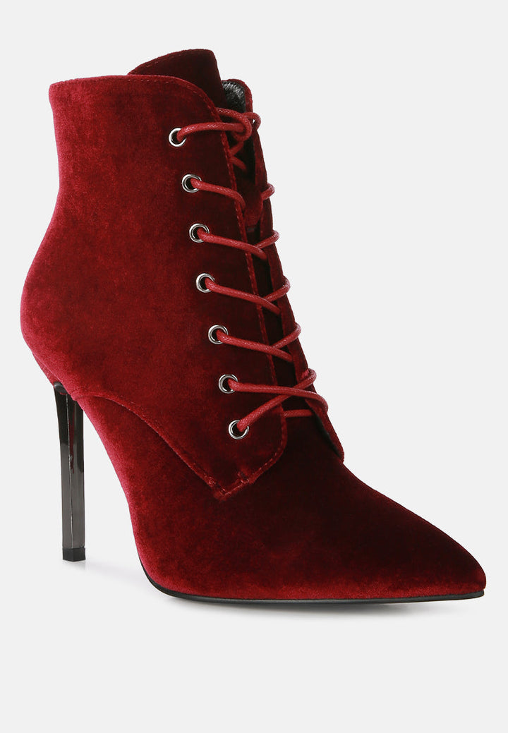 bornsta velvet high heeled velvet boots-6