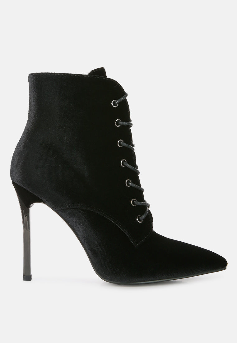 bornsta velvet high heeled velvet boots-0