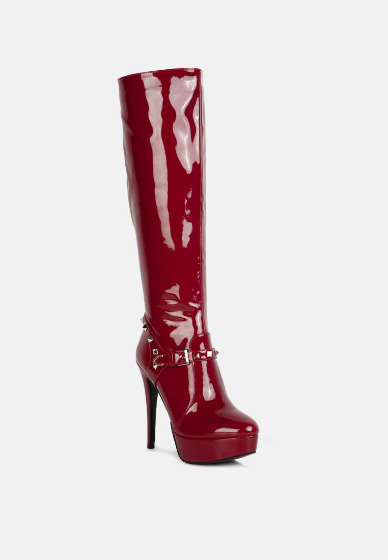 daphne stiletto heeled mid calf boots-8