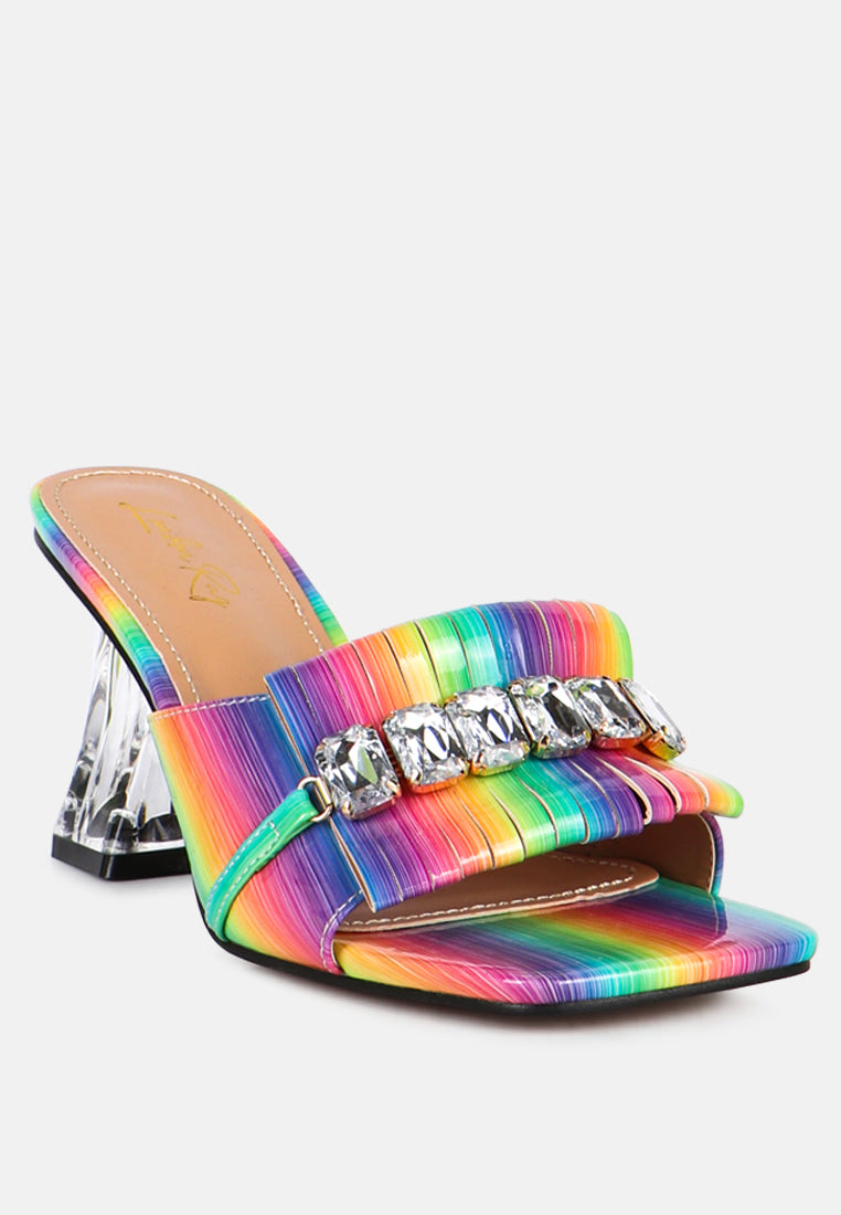 deeba clear heel jewel sandals-11