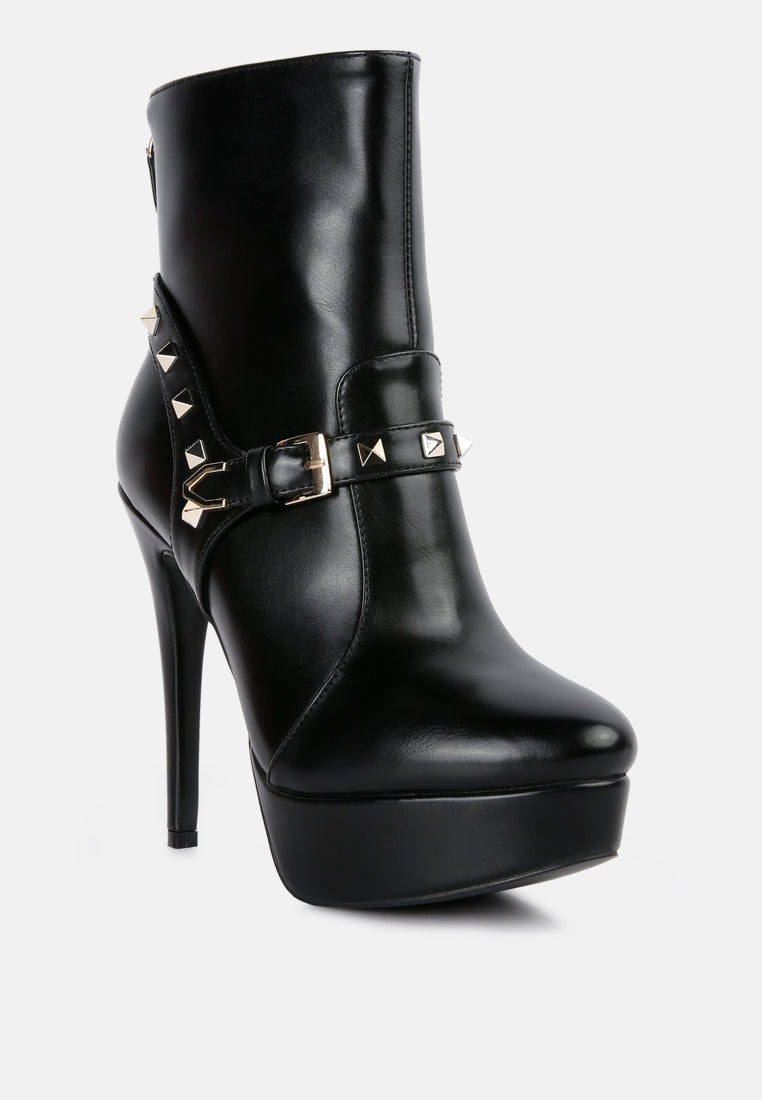 dejang metal stud embellished faux leather ankle boot-12