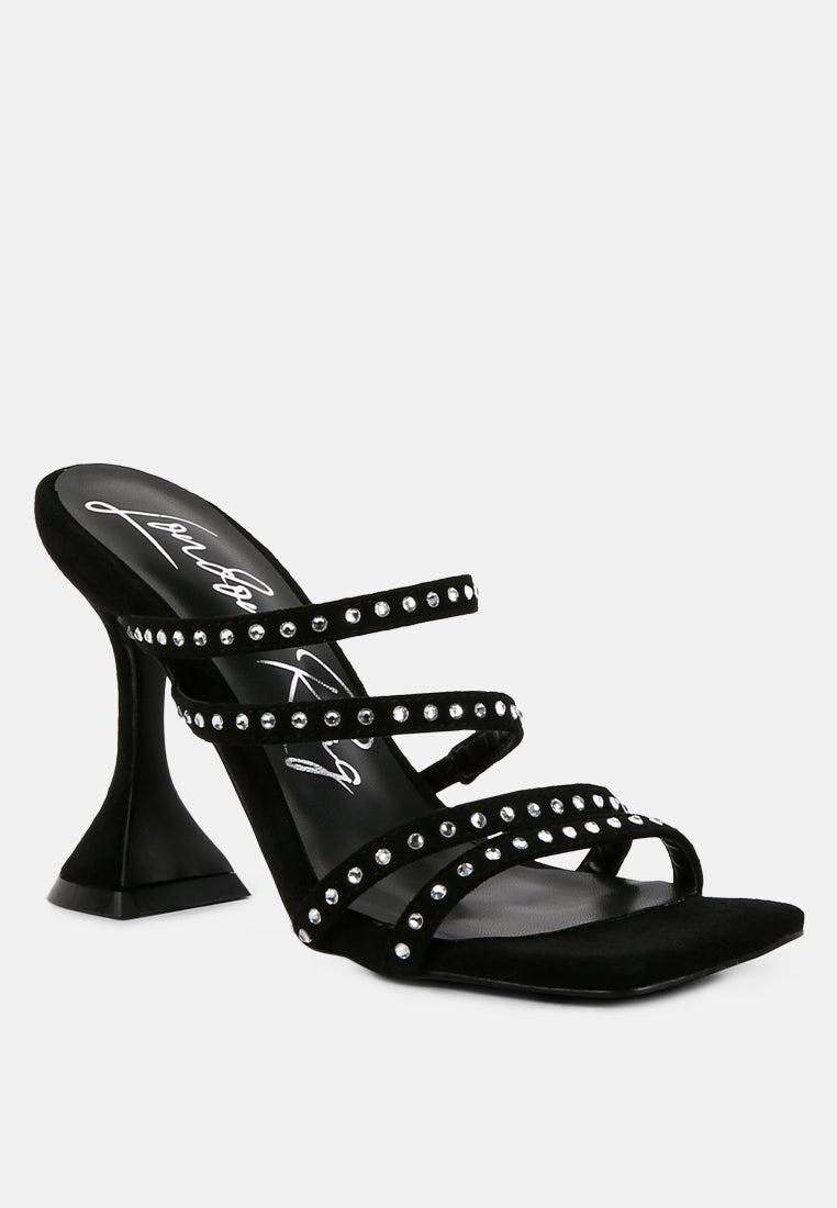 face me studded mid heel multi strap sandals-6