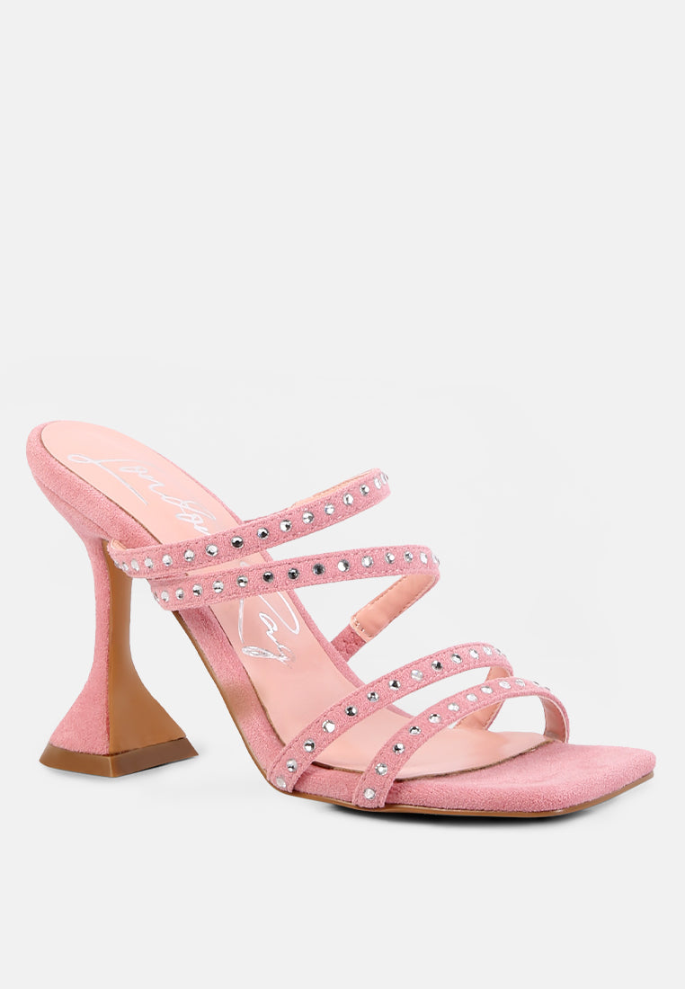 face me studded mid heel multi strap sandals-1