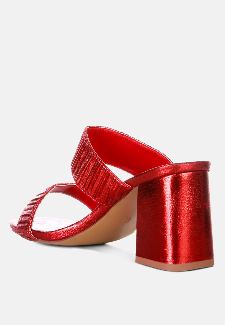 giblet metallic slip on block heels-13