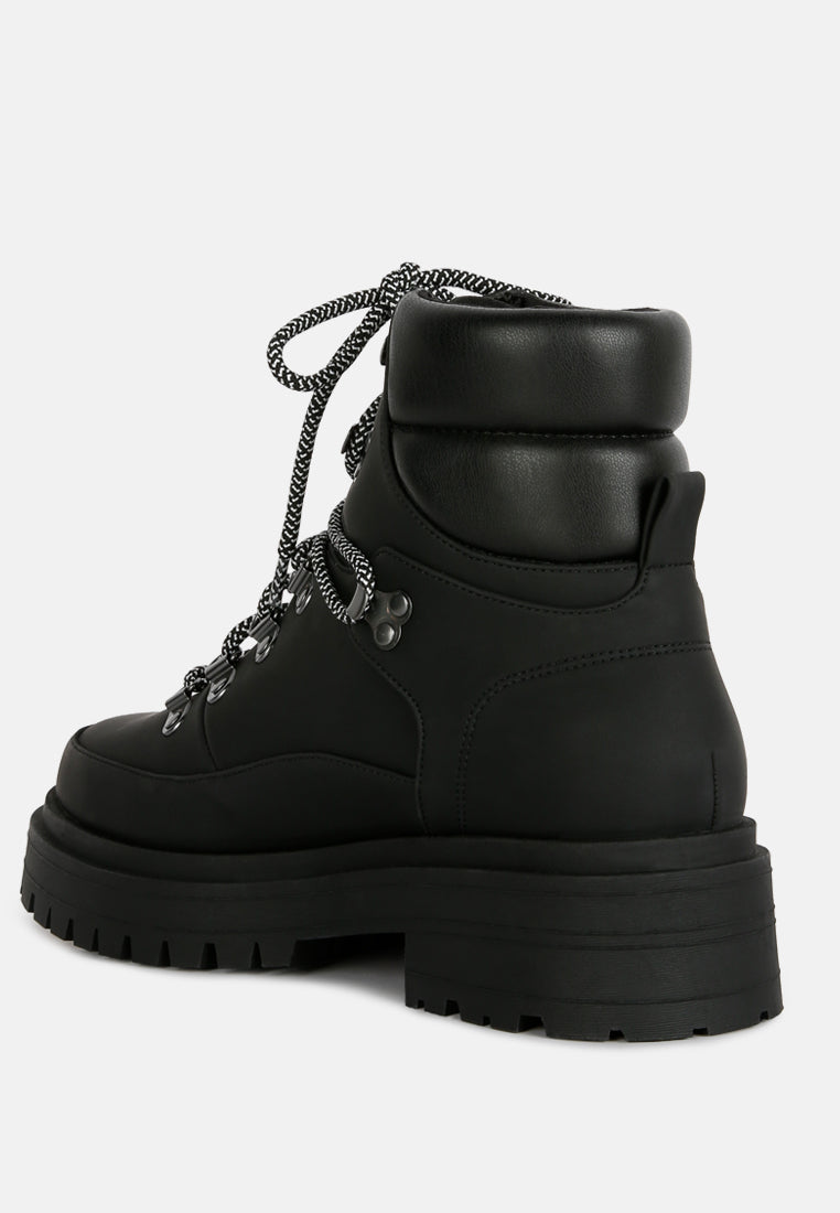 goliath lace up chunky biker boots-7