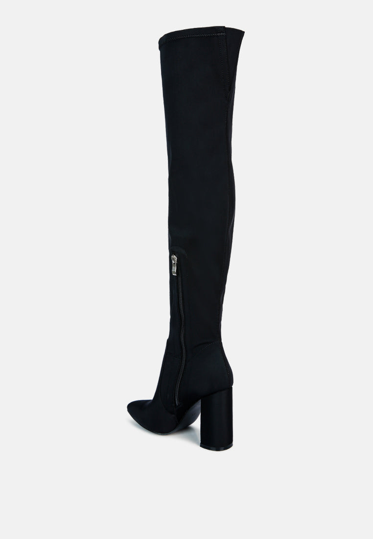 schiffer high block heeled long boot-12