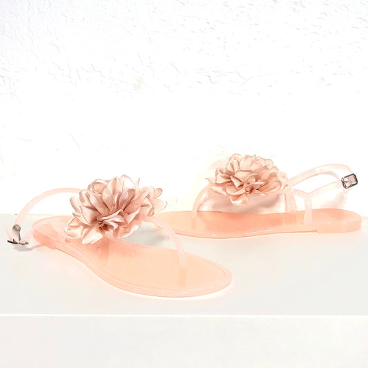 Jelli-51 Nude Blush Pink Sandals Liliana - Scarvesnthangs