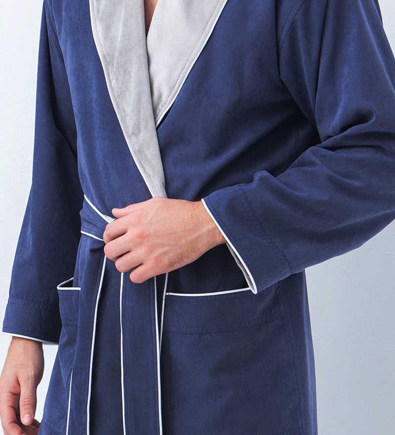 Men's Luxury Microfiber Spa Robe-49
