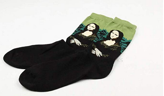 Mona Lisa Art Socks - Scarvesnthangs
