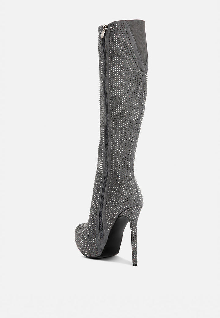 nebula rhinestone embellished stiletto calf boots-13