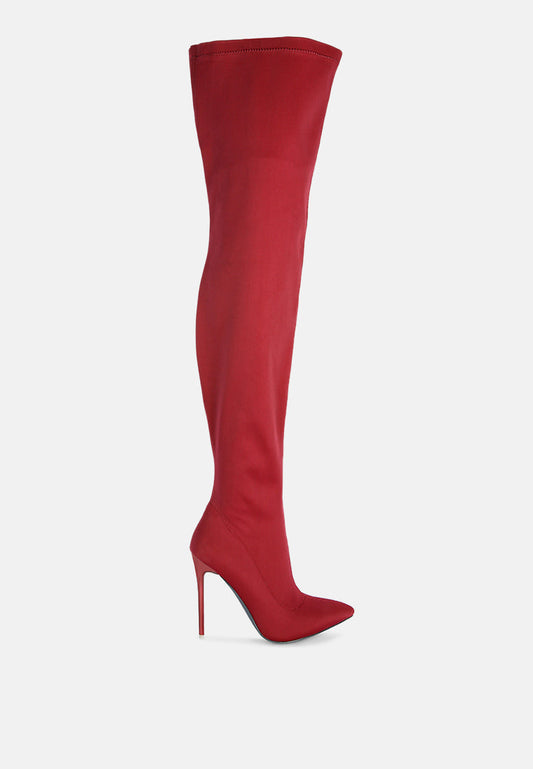 no calm superstretch stiletto long boot-0