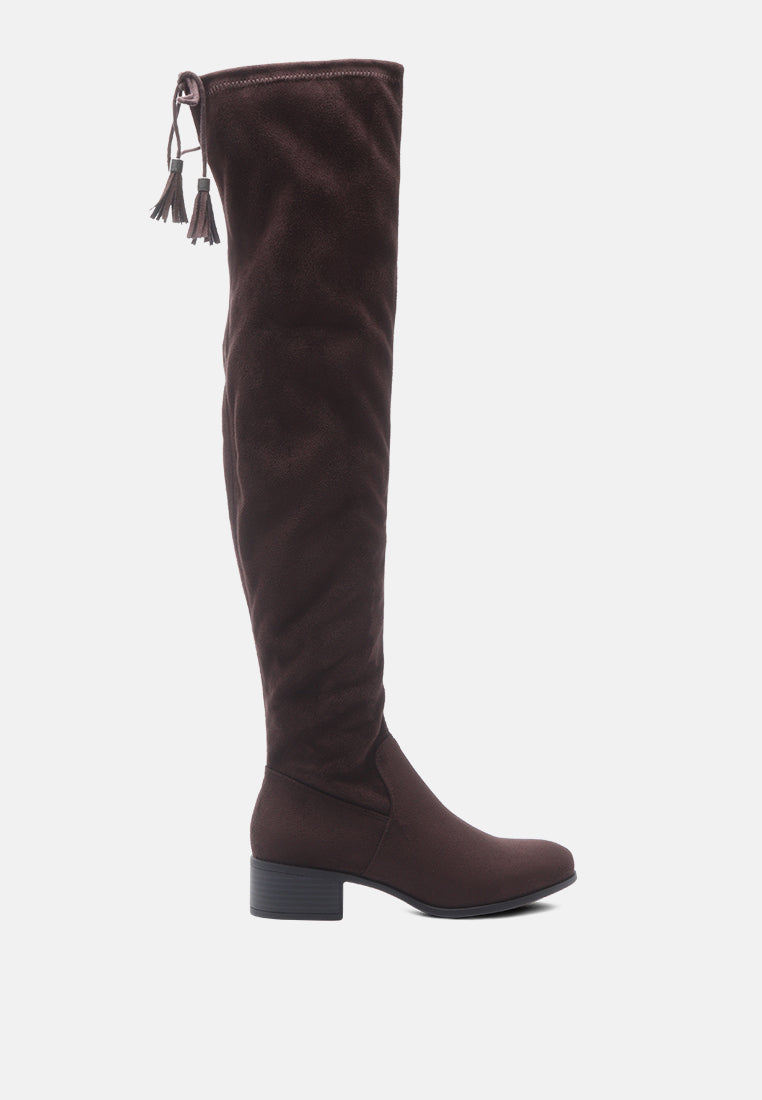 nople knee boots with drawstring-12