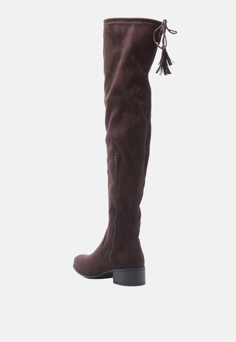 nople knee boots with drawstring-14