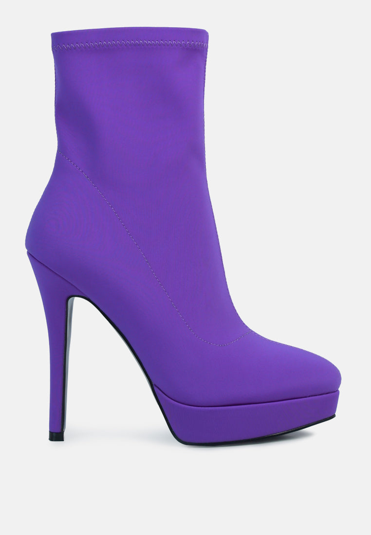 patotie lycra high heel ankle boots-5