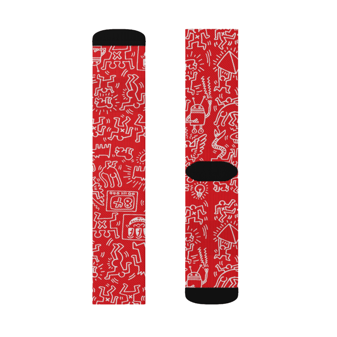 Pattern Panel, Icon Series Street Art Socks - Scarvesnthangs