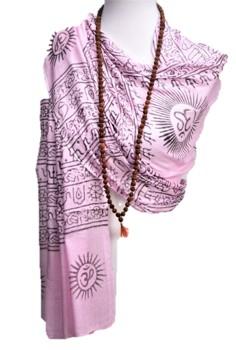 OM Bhakti Prayer Shawl - Medium - Scarvesnthangs