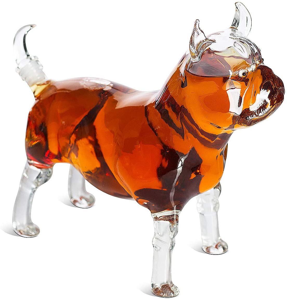 French Bull Dog - Pug Animal Whiskey and Wine Decanter The Wine Savant - 500ml - Whiskey, Wine Scotch or Liquor Decanter-4