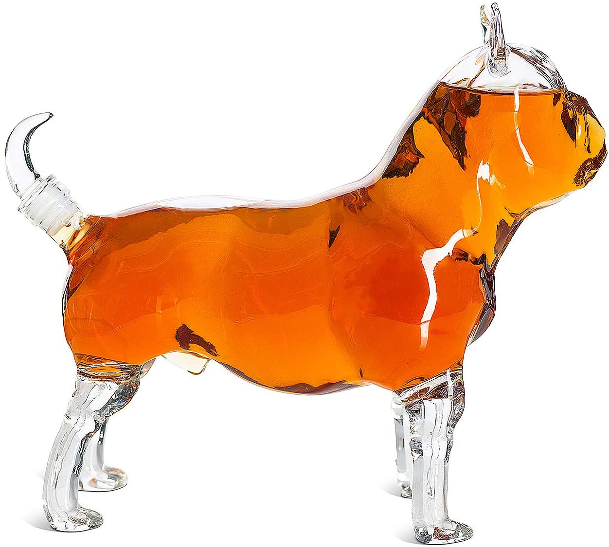 French Bull Dog - Pug Animal Whiskey and Wine Decanter The Wine Savant - 500ml - Whiskey, Wine Scotch or Liquor Decanter-5