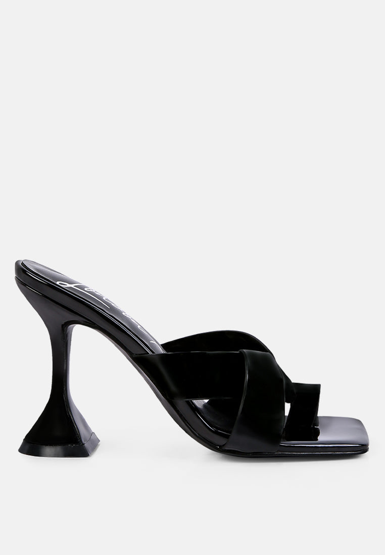 snatched intertwined toe ring heeled sandals-11