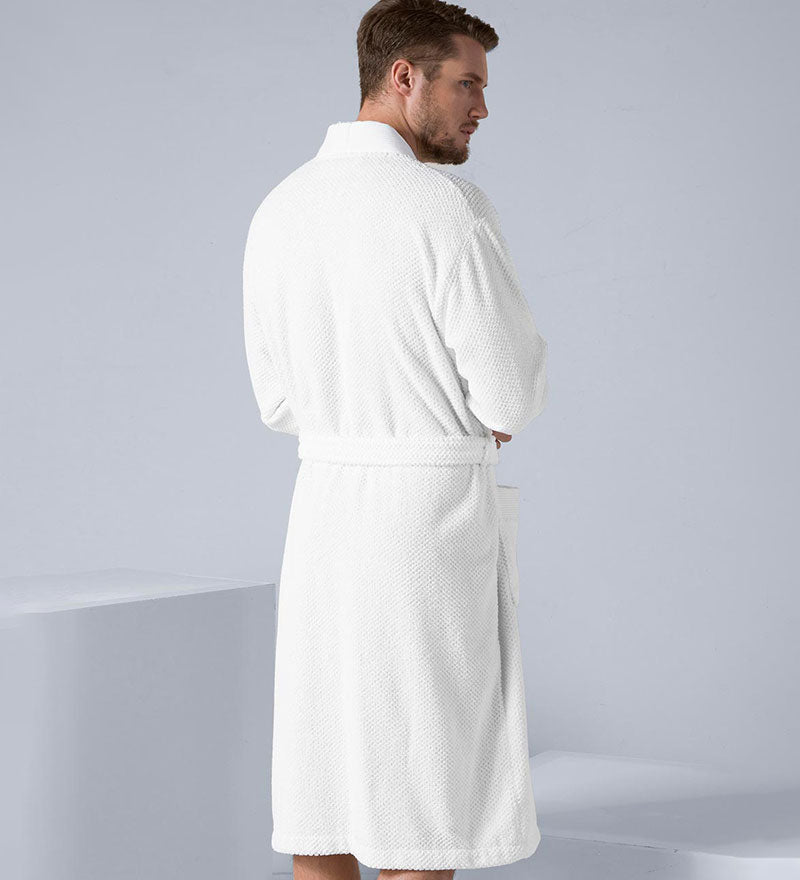 Men's Turkish Cotton Terry Cloth Kimono Robe-50