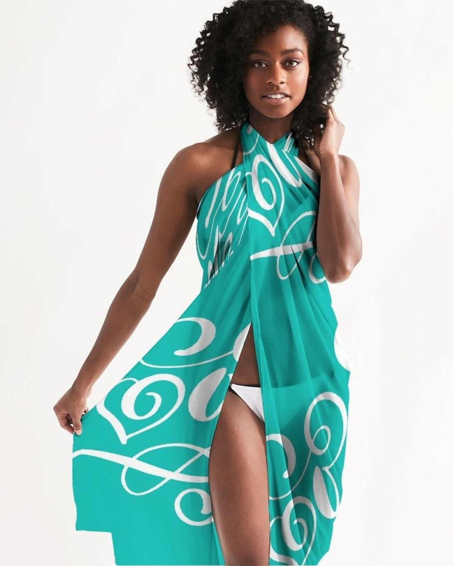 Sheer Love Green Swimsuit Cover Up - Scarvesnthangs