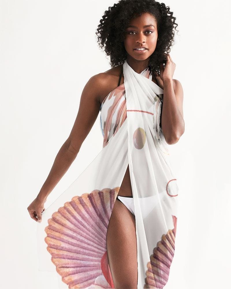 Sheer Sea Life Swimsuit Cover Up - Scarvesnthangs