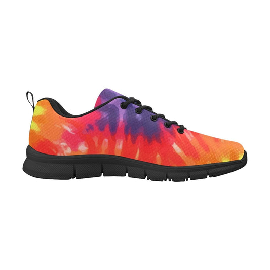 Womens Sneakers, Orange Tie-Dye  Running Shoes-0