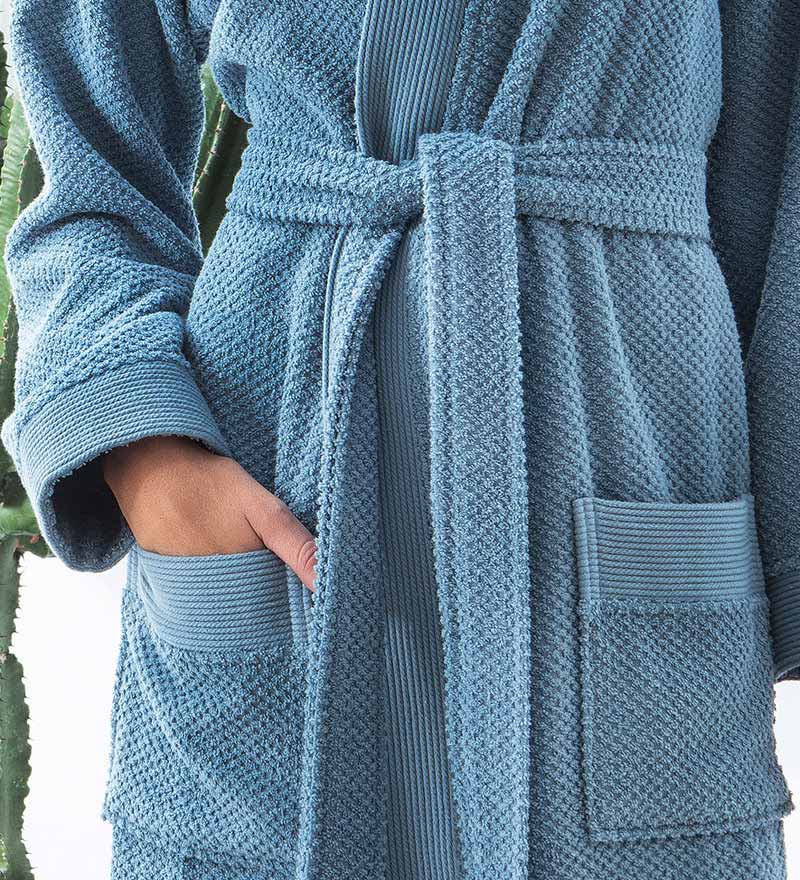 Women's Turkish Cotton Terry Cloth Kimono Robe-38